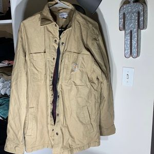 Carhartt khaki jacket. Tan. Size medium